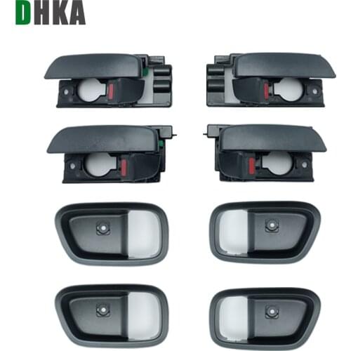 4 PCS INTERIOR DOOR HANDLE FOR HYUNDAI Accent 07-11 2007 2008 2009 2010 2011 FR:82620-1E000 FL:82610-1E000 RR:83620-1E00
