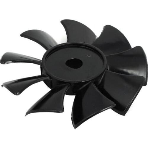 550W/750W 115mm Dia 9 Vane Air Compressor Replacement Fan Black
