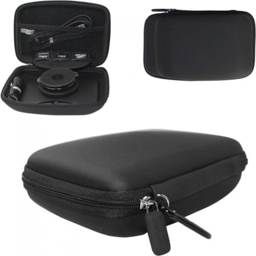 6 Inch Universal EVA + PU Multifunctional Car GPS Navigator Shockproof Bag with Hexagonal Mesh Bags