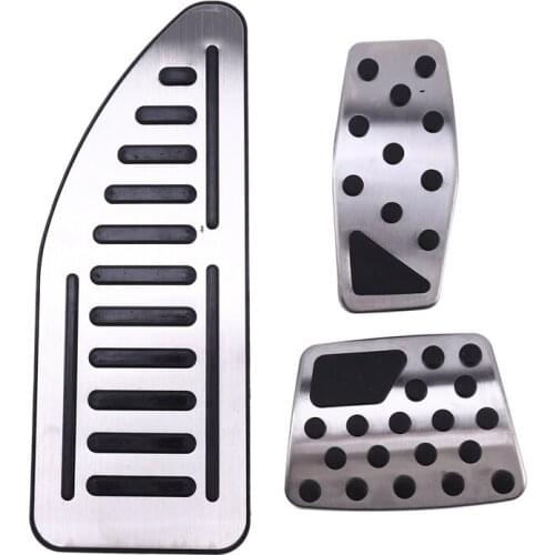 Car Accelerator Fuel Brake Pedal Foot Pedal Pads Accessories for Jeep Renegade Compass Fiat 500x 2014-2020