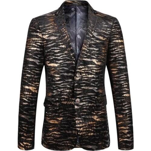 Velvet Blazer Mens Gold Blazer Homens 2015 New Arrival Men Slim Fit Suit Mens Blazer Jacket Gold Velvet Blazer Business Suit Men