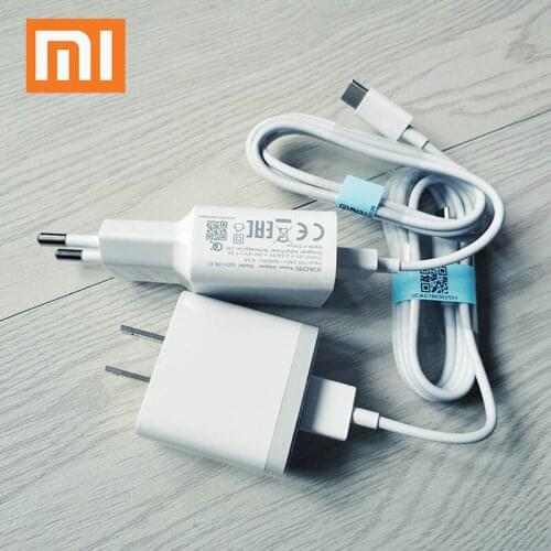 XiaoMi redmi Note 8 7 k20 Pro Fast Charger EU/US Adapter Type C Cable Quick Charge For Xiaomi Mi 9 pro 9t 8 SE 5 6 cc9 A1 A2 A3