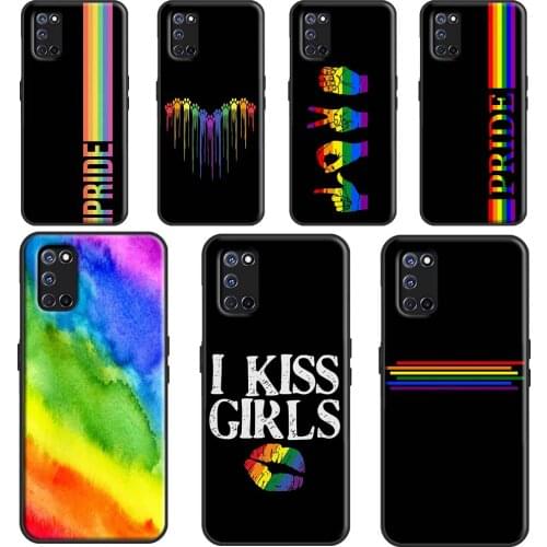 Gay Lesbian LGBT Rainbow Pride ART Cover For OPPO A5 A9 A53 A31 2020 A1K A3S A5S A15 A52 A72 A83 A91 A93 Find X3 Pro F5 Case