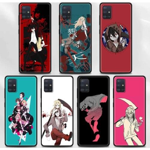 Case For Samsung A71 A52 A51 A91 A72 A41 A42 A31 A32 A21s A21 A12 A11 A02 A02s A01 Black TPU Shell Angels of Death