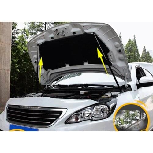 For Peugeot 408/308/3008/4008/5008 2013-2021 Two Sides Auto Bonnet Hood Gas Struts Shock Struts Lift Supports YJD