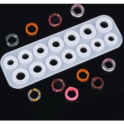 Rings Resin Epoxy Molds Mixed Size Silicone Casting Molds Tool For Handmade DIY Jewelry Making Findings Accessories Dropshipping