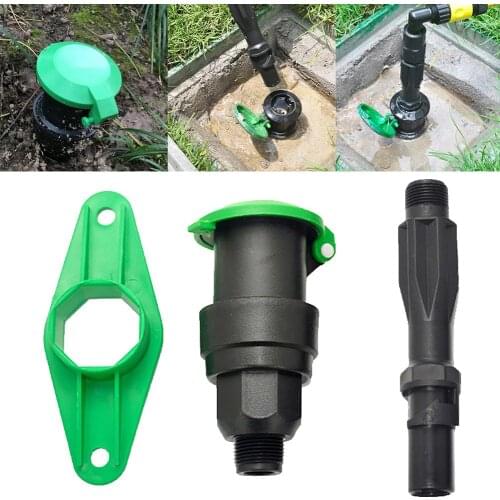 2 Set 3/4 Inch Garden Irrigation Lawn Spray Car Washing Quick Water Intake Valve be used for connecting a hose washing vehicles