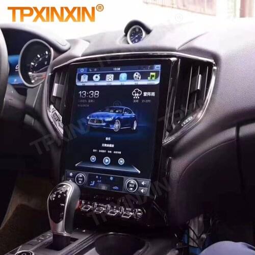 Tesla Multimedia Android 9 Player Car Radio Stereo For Maserati Ghibli 2013 2014 2015 2016 2017 2018 2019 GPS Receiver Head Unit