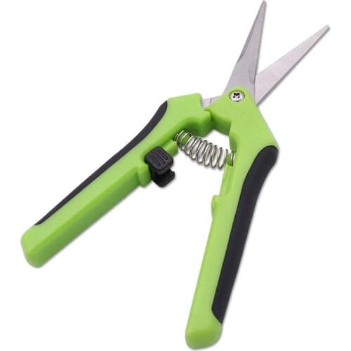 Gardening Hand Pruner Garden Scissors Pruning Shears Micro-Tip Pruning Snips Leaf Trimmer Straight Florist Scissor For Plants