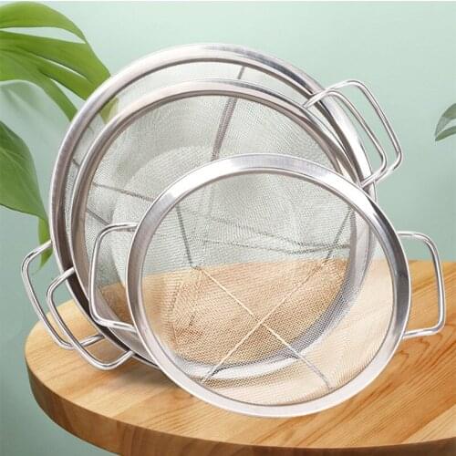 Stainless Steel Drain Basket Kitchen Washing Storage Basket Vegetable Noodles Fruit Cleaning Colander Strainer Baskets