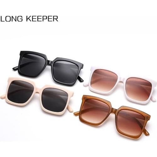 Square Sunglasses For Women Male Fashion Vintage Brand Designer Oversized Glasses 2021 Men Big Frame Eyewear UV400 oculos de sol
