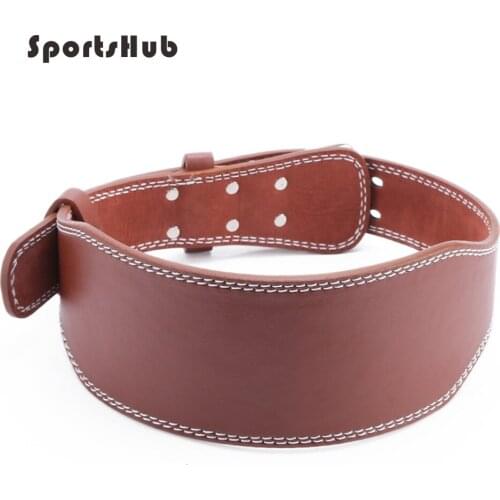 SPORTSHUB Durable PU Weight Lifting Belt Crossfit Dumbbells Gym Belt Protect Waist Fitness Bodybuilding Training Belt EF0028