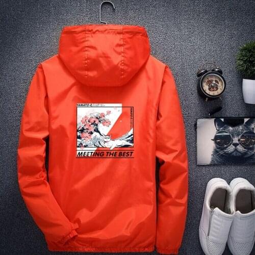 Sushi jackets Men Wholesale Coats Hip Hop Windbreaker Streetwear Jacket Winter Men clothes Plus 7XL Jackets Homme
