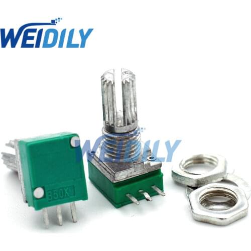 5PCS/LOT B50K B503 Audio Amplifier Sealed Potentiometer 15mm Shaft 3pins RK097N 50K