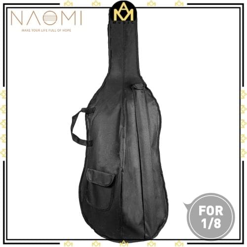 1/8 Cello Bag W/ Adjust Shoulder Straps Portable Durable Waterproof Professional Soft Cover Case