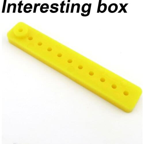 1060 rocker arm hand generator accessories rocker crank connecting rod with hole plastic strip DIY technology model