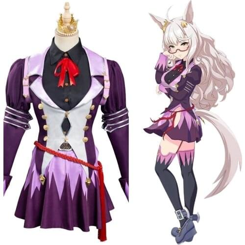 Anime Umamusume Pretty Derby Cosplay Biwa Hayahide Dress Costumes Halloween Carnival Custom Make