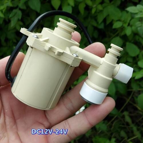DC Brushless Water Pump DC12-24V High Efficiency Impeller Pump Large Flow Outer Dia 41mm Mini Submersible Pump with 2 Outlets