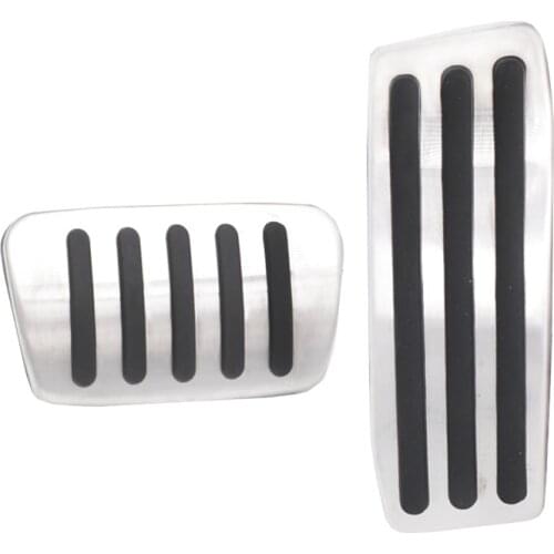 Car Gas Fuel Brake Accelerator Pedal Cover Case For Cadillac SRX 2010 2011 2012 2013 2014 2015 2016 AT(Automatic Transmission)