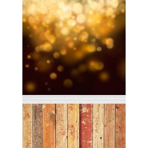 Brown Bokeh Photography Backdrops Vintage Wooden Floor Backgrounds for Photo Studio Portrait Photo Shoot Photophone Photocall 3D