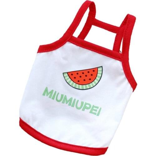 Small Dog Costume Garment Summer Dog Clothes Vest Skirt Cat Yorkshire Yorkies Clothing Poodle Bichon Pomeranian maltese Outfits