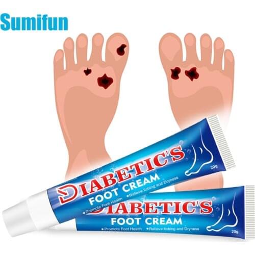 Diabetes Foot Cream Diabetic Feet Ulceration Treatment Plaster Skin Itchy Anti Fungal Infection Repair Antibacterial Ointment