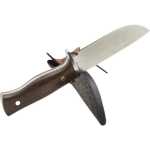 MASALONG Hunting Survival 9-inch D2 Steel Blade fixed blade knife KNI197