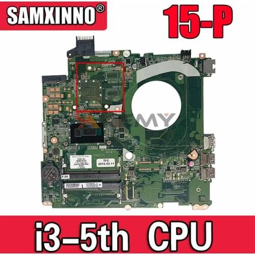 For HP 15-P Series Laptop Motherboard 802951-501 802951-001 With i3-5010u CPU DAY11AMB6E0 100%Tested Fast Ship