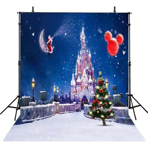 Merry Christmas Tree Photography Backdrop Vinyl Backdrop For Photography Backgrounds Baby Castle Background For Photo Studio