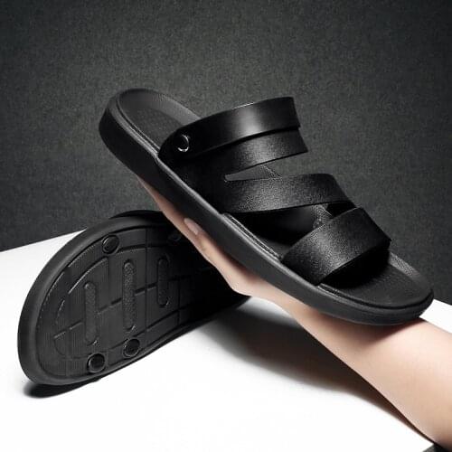 2021 Summer New Large Size Mens Slippers Casual Fashion Casual Adult Flip-Flop Breathable Mens Sandals