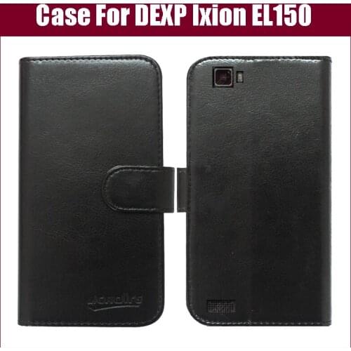 New Customized Flip Leather Smartphone Case For DEXP Ixion EL150 Charger Cover Card Holder Wallet style 6 Colors In Stock