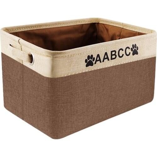 Personalized Pet Dog Toy Storage Basket