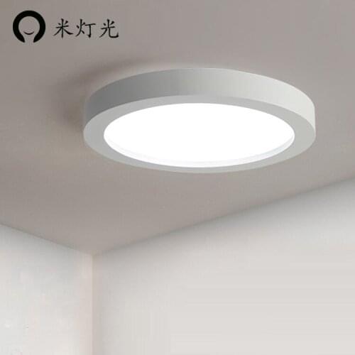 Modern Simple Led Acrylic ceiling lights, Round White/Black Color for living room bedroom home Light Fixture