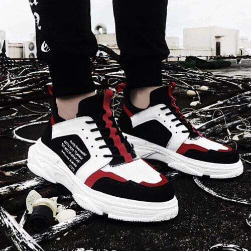 Tideway Men Running Shoes Flange comfort lie Fallow sport shoes Wearproof Shoe Sole rise individality sneakers