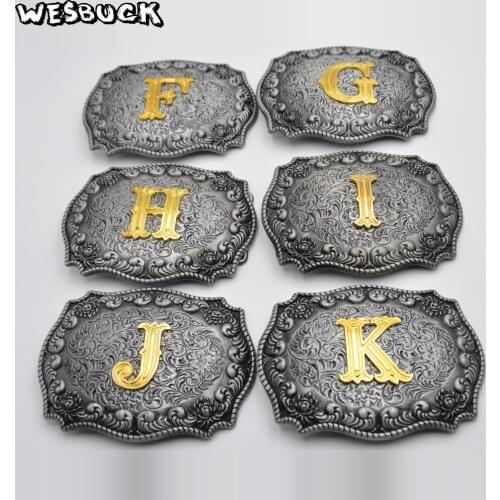 WesBuck Brand Letters F H I J K L M N O P R S T U W Y Belt Buckles