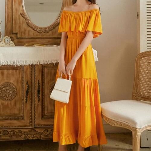 Lady Casual Off Shoulder Backless Women Dress Sexy Ladies Dress Pullover for Daily Life