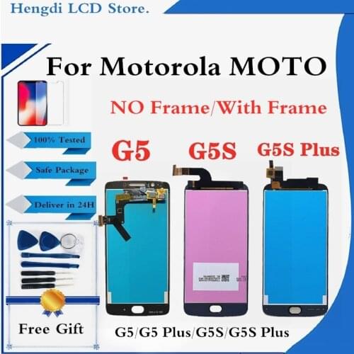 AAA G5 LCD For Motorola MOTO G5 Plus G5S G5S Plus XT1670 XT1685 XT1803 XT1792 LCD Display Touch Screen Digitizer Assembly