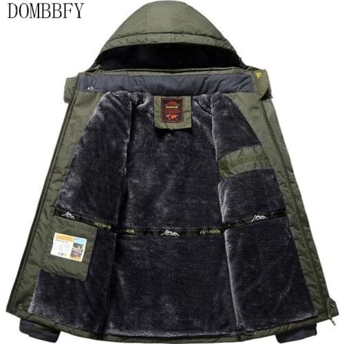 Winter Jacket Men Thick Fleece Warm Coats Thermal Windproof Hooded Jackets Mens Outwear Parkas Homme Overcoat Plus Size 8XL 9XL