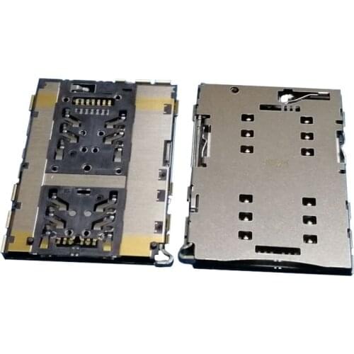 1Pcs Sim Card Reader Slot Tray Holder Connector Socket For DOOV L1M ZTE QING YANG 3 G719C Gionee M6 Plus GN8002 GN8002S Plug