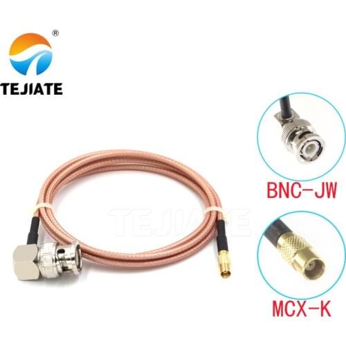 1PCS TEJIATE Adapter Cable BNC To MCX Type BNCJW Convert MCX-K 8-90CM 1M 1.5M 2M Length Connector RG316 Wire