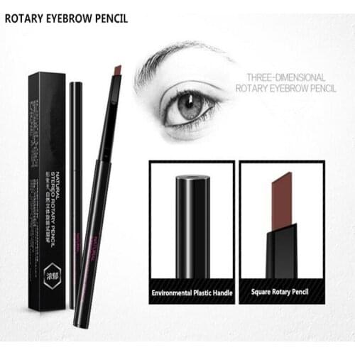 20 Pcs Single-head Automatic Rotary Eyebrow Pencil Eyebrow Enhances Natural By Free Shipping
