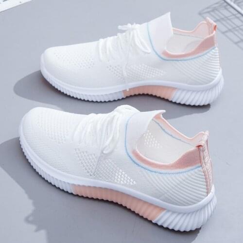 2021 New Design Running Shoes for Women Athletic Fitness Sneakers Mesh Shoes Flats Sports Shoes Zapatos Mujer Cheap