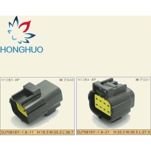 8 Pin 174984-2 174982-2 Female And Male Waterproof Car Truck Connector and Harness