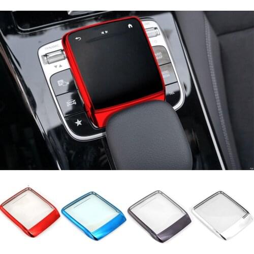 Car Accessories For Mercedes Benz A B CLA GLE GLS GLB Class W177 W247 C118 W167 TPU Center Control Mouse Screen Protector Cover