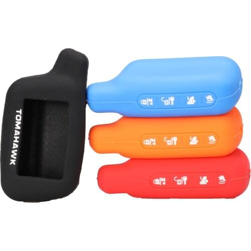Kutery Replacement Remote Car Key Cover Case Silicone protect shell For Russian version Tomahawk X5