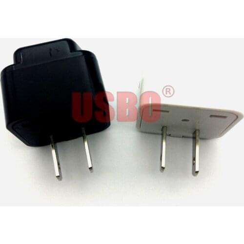 Black white 10A 250V copper AU UK US EU German France Spain Brazil Swiss Italy to US 2 Pins travel adaptor plug socket convertor
