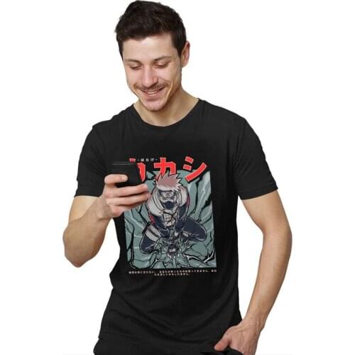 Anime Manga T Shirt for Men Pre-shrunk Cotton Tshirt Graphic Tee Short Sleeves Simwill T-shirt Slim Fit Clothing Gift