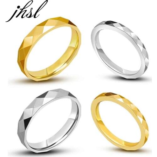 JHSL Stainless Steel Lovers Couples Men Women Purple Wedding Love Theme Rings Valentines Day Gift size 4 5 6 7 8 9