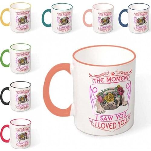 Personalized Custom Mug Ceramic Mug Colorful Prints Coffee Mug Juice Cup with Colorful Design Handle Mug Precious Gift 11oz