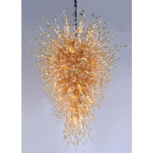 French Style Murano Glass Chandeliers Customized Colored for Home Decor